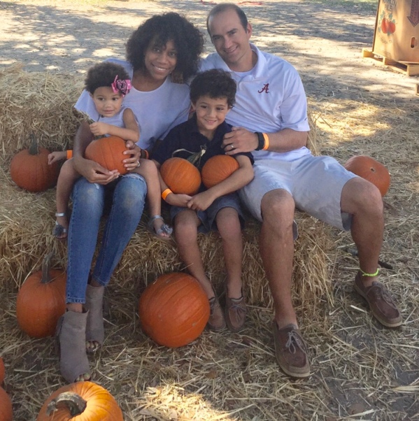 Celebrating the small stuff at the pumpkin patch with family
