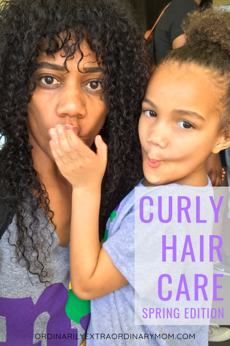 Caring for Curls always takes a little extra TLC - #curlyhair #curlyhaircare #naturalhaircare #4chair #girlswithcurls #naturalhair #curlyhairstyles