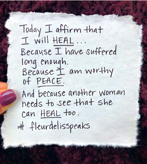 Today I affirm that I will HEAL... Because I have suffered long enough. Because I am worth of PEACE. And because another woman needs to see that she can HEAL too. #positivethinking #minimalistlifestyle #positivethoughts #growthmindset #dailyaffirmations #inspiration #motivation