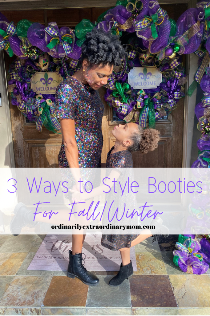 3 Ways to Style Booties for Fall/Winter | ordinarilyextraordinarymom #booties #fallstyle #falloutfits #falloutfits2021 #winteroutfits